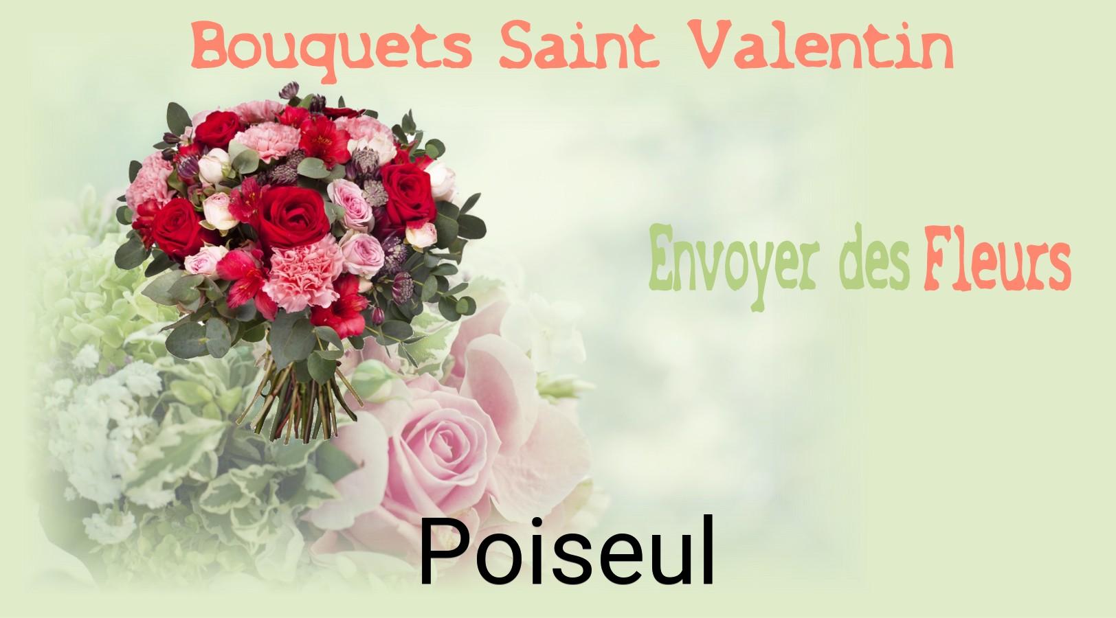 Roses de Saint-Valentin livrées à Poiseul